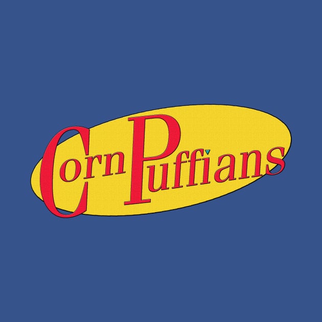 Limited Edition Seinfeld Inspired Corn Puffians Logo by Corn Puff Records