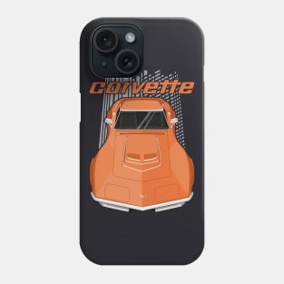 Corvette C3 - Orange Phone Case