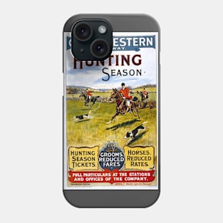 Vintage Travel Posters - Fox Hunting Phone Case