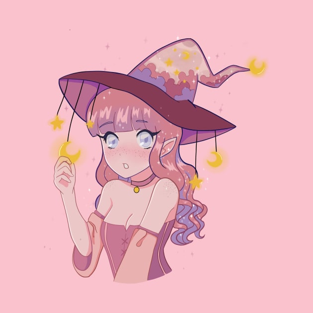 Cute witch by Pastelpandabum