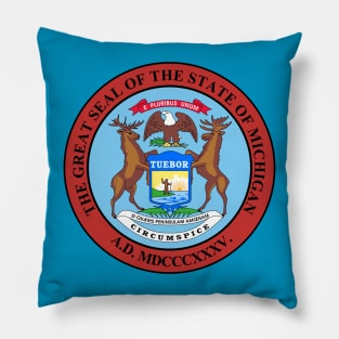 State of Michigan Pillow