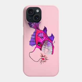 Pink Anglerfish Phone Case