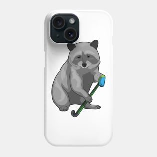 Racoon Hockey Hockey stick Phone Case