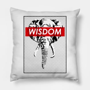 wisdom of elephant Pillow