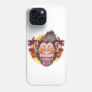 Cool Monkey - Summer Monkey - Hip Monkey Phone Case