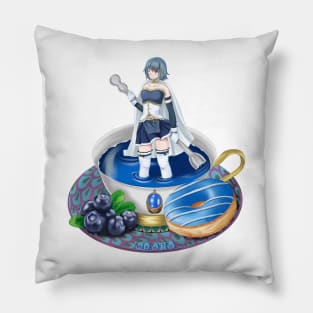 Sayaka in a Teacup Pillow