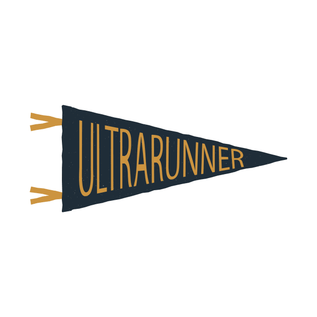 Ultrarunner Pennant by Pavement Party