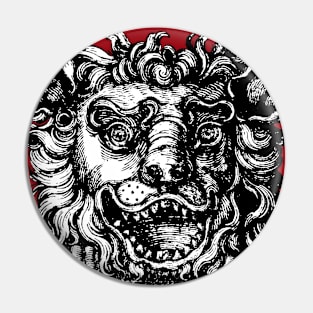 William Hogarth's Lion's Head Button's Tavern Pin