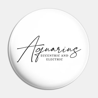 Aquarius - Eccentric And Electric Pin