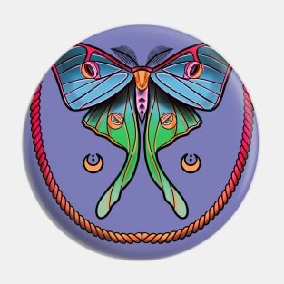 Luna Moth Pin