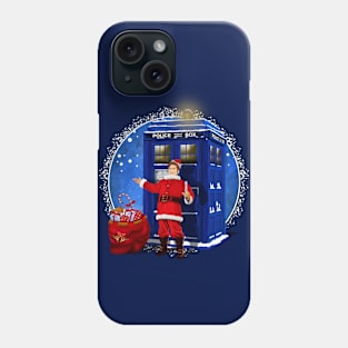 10th Doctor as Santa Claus Phone Case