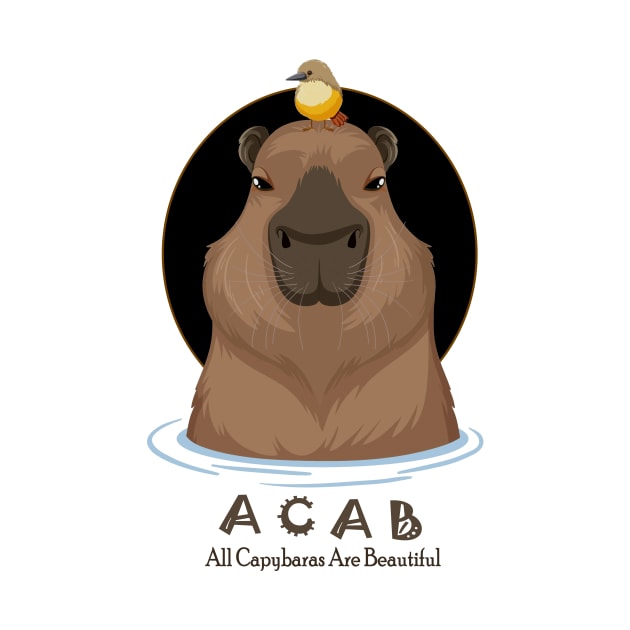 ACAB - All Capybaras Are Beautiful by Twrinkle