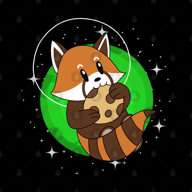 Red Panda in Space by pako-valor