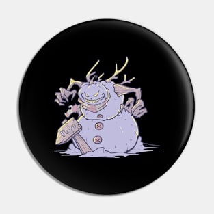 Pastel Goth Snowman Kawaii Gothic  Eboy Egirl Christmas Gift Pin