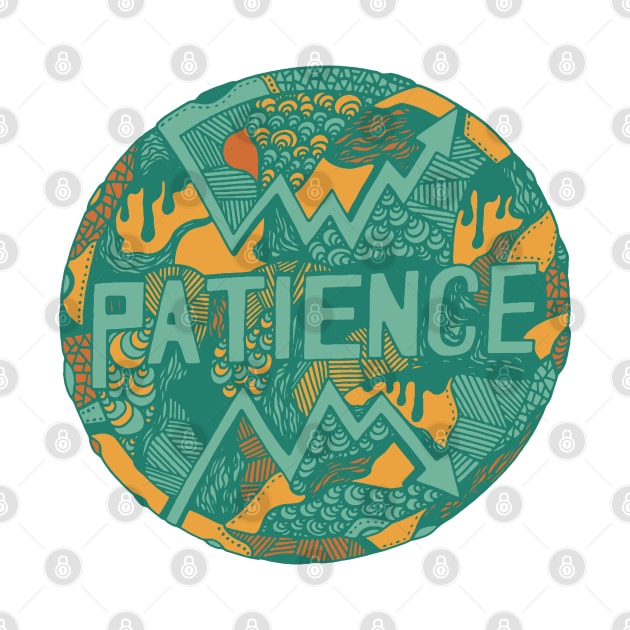 Mountain Green Circle of Patience by kenallouis