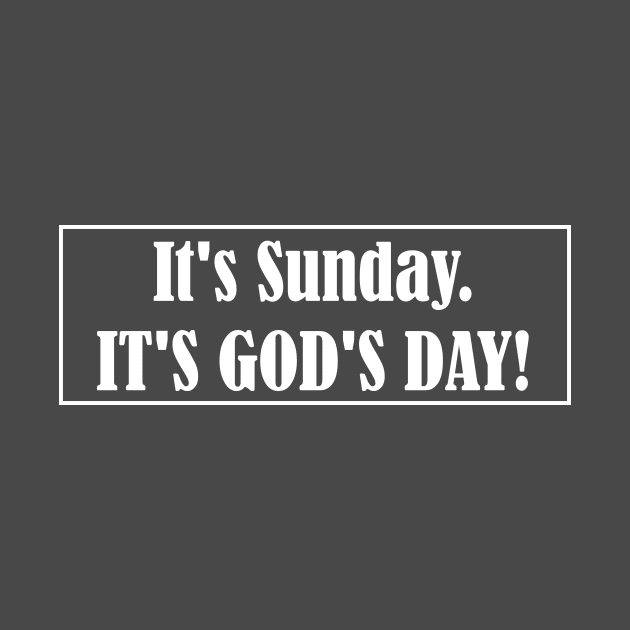 Sunday - The God's Day by Little Designer