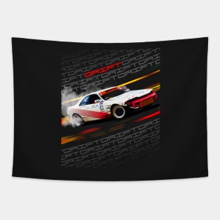 Drift Car Design Tapestry