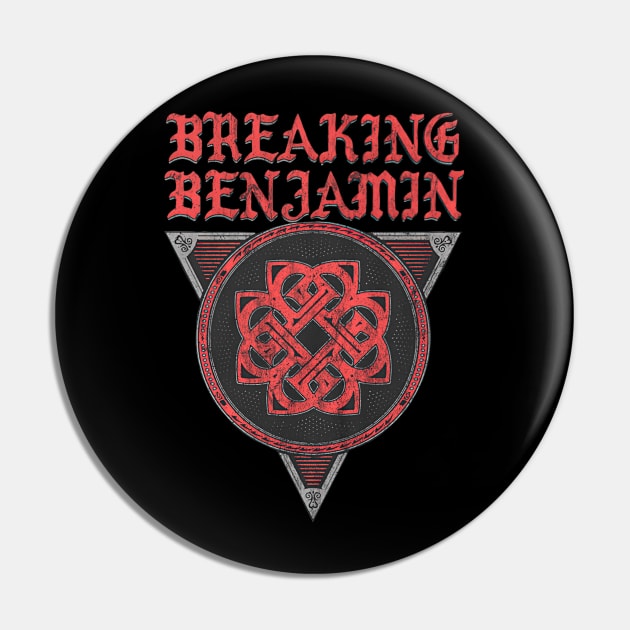 Breaking Benjamin Band Logo Pin by inspectiongrilled