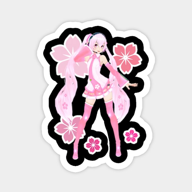 Sakura Miku Magnet by RhysDawson