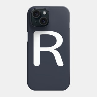 R alphabet Phone Case