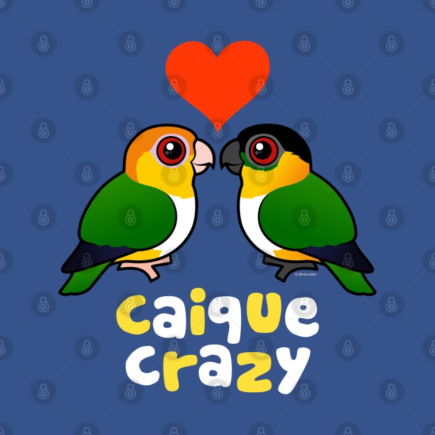 Cute Cartoon Caique Crazy by birdorable