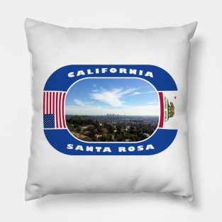 California, Santa Rosa City, USA Pillow