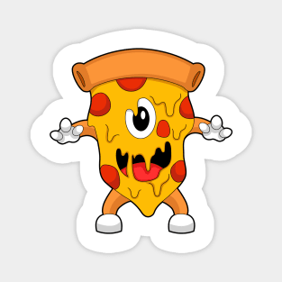 Pizza Halloween Magnet