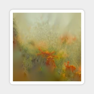 Dreamy surreal flowers Magnet