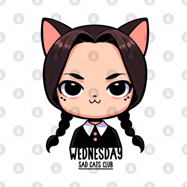 Wednesday - Sad cats club by 3coo