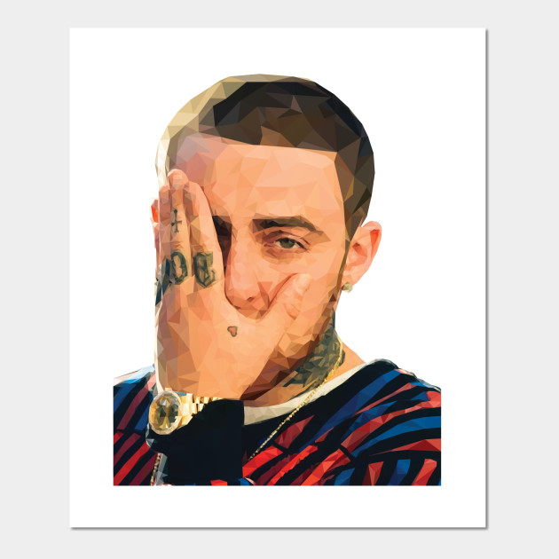 Mac Miller Low Poly Mac Miller Posters And Art Prints
