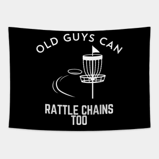 Old Guy Disc Golf Tapestry