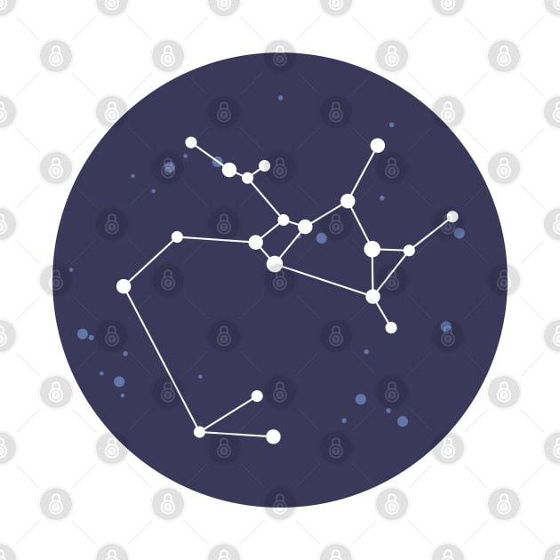 Sagittarius Constellation by aglomeradesign