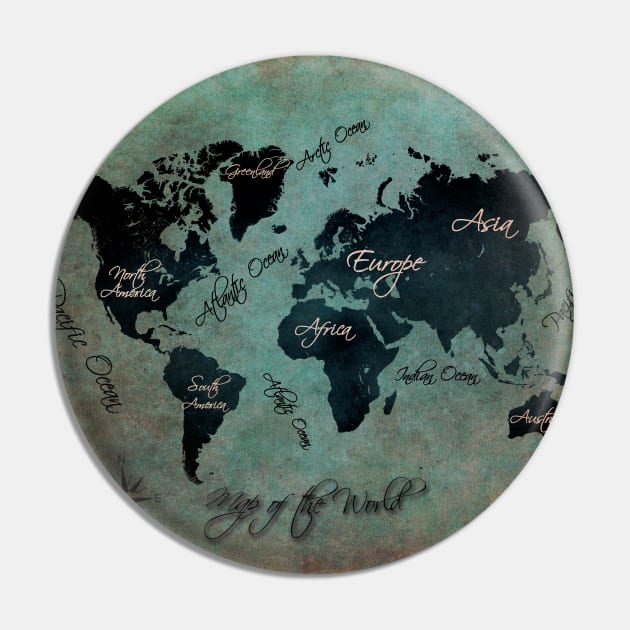 world map  #map #worldmap Pin by JBJart