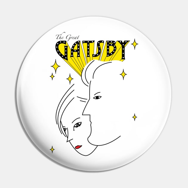 Gatsby Pin by Dear Reader