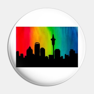 Auckland Skyline - Pride Rainbow Pin