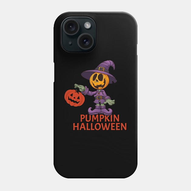 Pumpkinman halloween Phone Case by Halloween_House