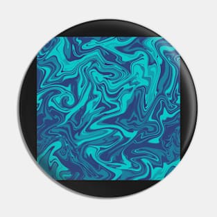 Turquoise Splash Pin