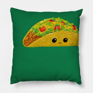 Big sad taco Pillow