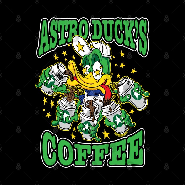 Astro Duck's Coffee by eShirtLabs