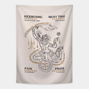 Muay Thai Tattoo Sak Yant Hanuman Tapestry