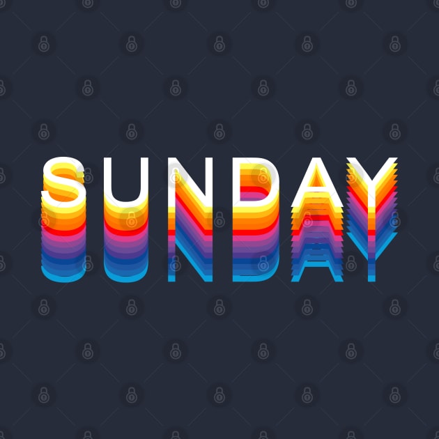 Sunday Retro Vintage by Cds Design Store