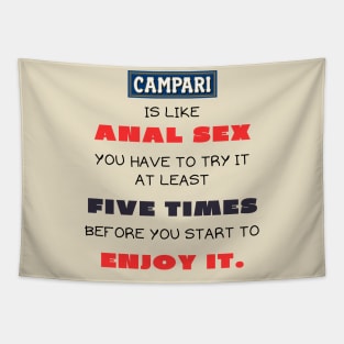 Campari funny Tapestry