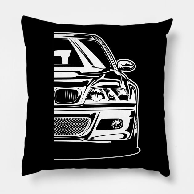 M3 E46 Coupe Pillow by idrdesign