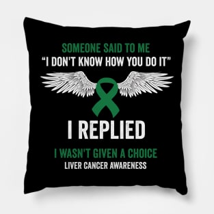 Liver cancer fighter - liver cancer awareness month Pillow