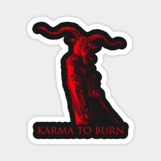 Karma To Burn - Red Goataneer Magnet