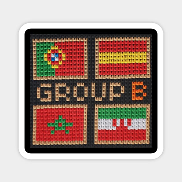 Fifa World Cup Group B Magnet by huskaria