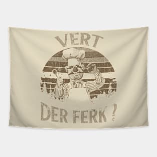 VINTAGE - Cheeff vert Der Ferk black Tapestry