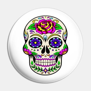 Skull sugar Pin