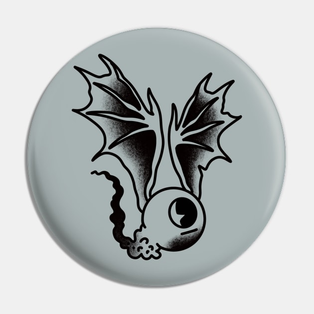 Flying eyeball Pin by LEEX337