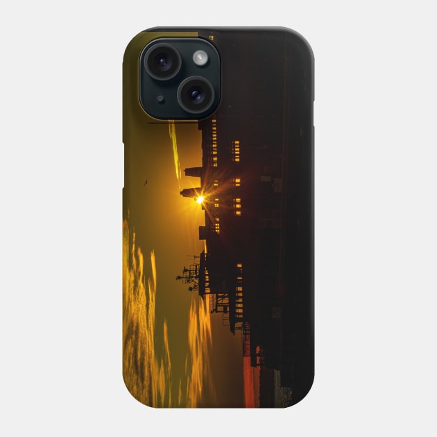 Staten Island Ferry Sunrise Phone Case by ShootFirstNYC